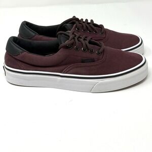 Vans Authentic Classic Sk8 Low Skateboarding Shoes Burgundy Men's Sz 6.5 Women's